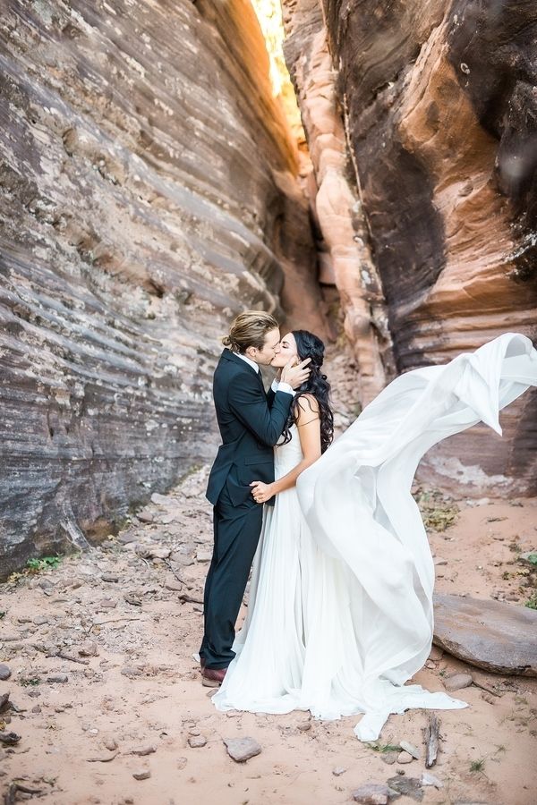  Candlelit Elopement in Zion National Park