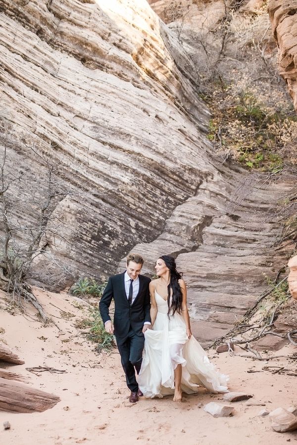  Candlelit Elopement in Zion National Park