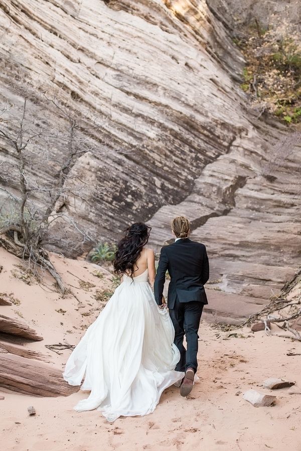  Candlelit Elopement in Zion National Park