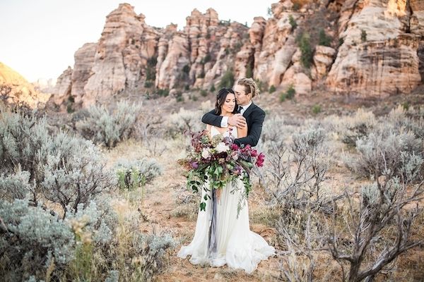  Candlelit Elopement in Zion National Park