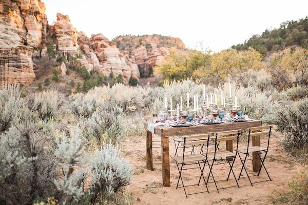  Candlelit Elopement in Zion National Park