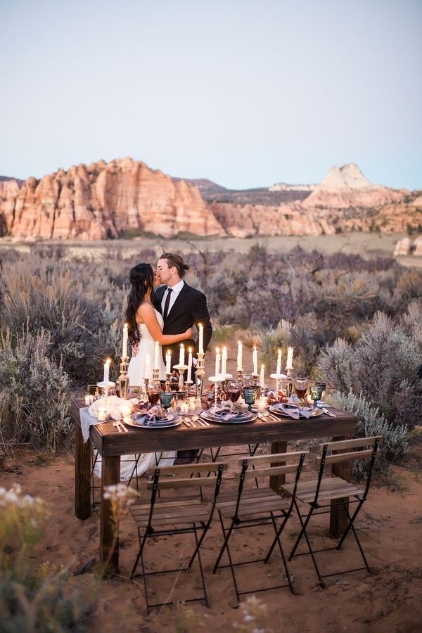  Candlelit Elopement in Zion National Park