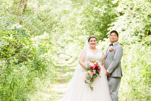  Vibrant Pink Dream Wedding at Rivercrest Farm