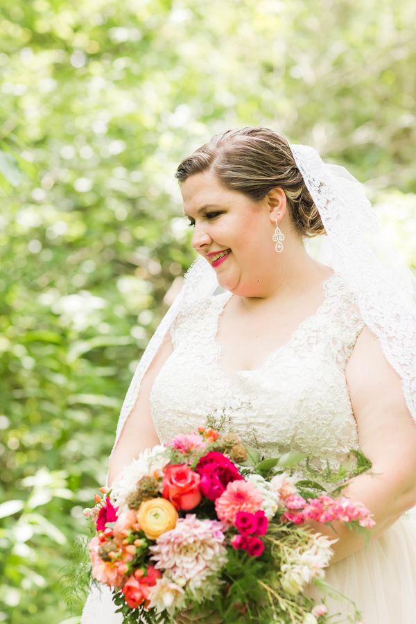  Vibrant Pink Dream Wedding at Rivercrest Farm