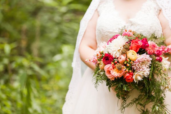  Vibrant Pink Dream Wedding at Rivercrest Farm