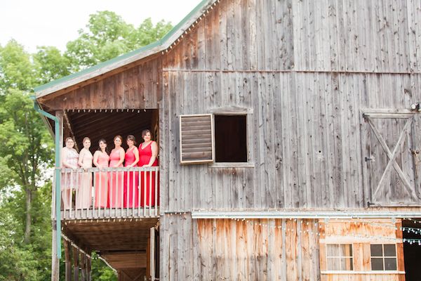  Vibrant Pink Dream Wedding at Rivercrest Farm