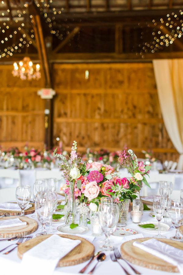  Vibrant Pink Dream Wedding at Rivercrest Farm