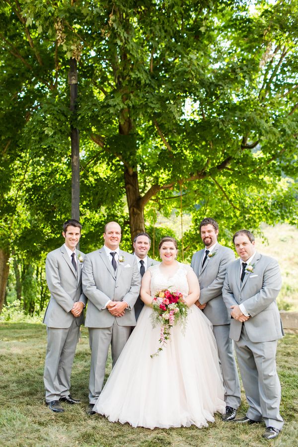  Vibrant Pink Dream Wedding at Rivercrest Farm