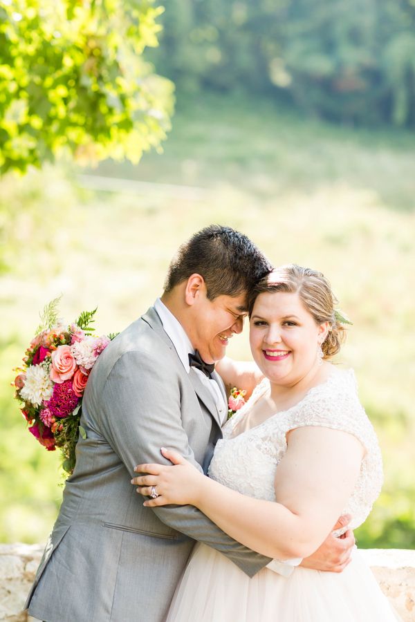  Vibrant Pink Dream Wedding at Rivercrest Farm