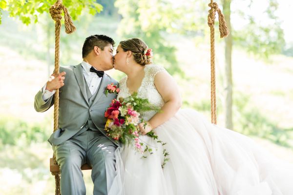  Vibrant Pink Dream Wedding at Rivercrest Farm