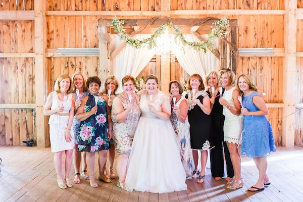  Vibrant Pink Dream Wedding at Rivercrest Farm