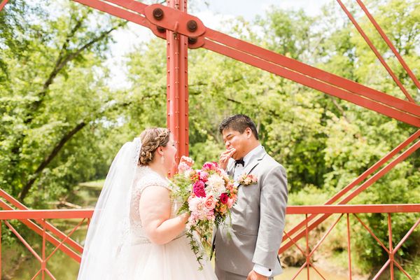  Vibrant Pink Dream Wedding at Rivercrest Farm