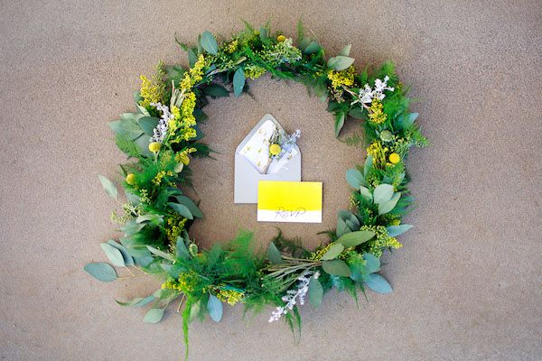  A Modern Meets Vintage Elopement in Yellow and Gray