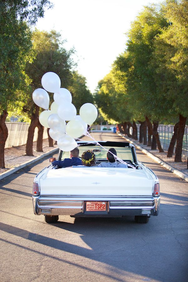  A Modern Meets Vintage Elopement in Yellow and Gray