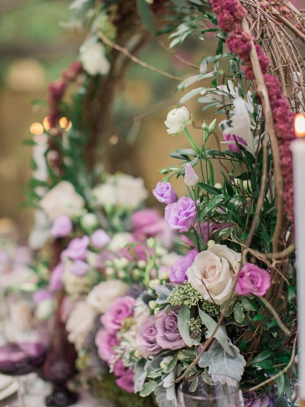  Irish Garden Greenery with Lovely Lavender + Ivory