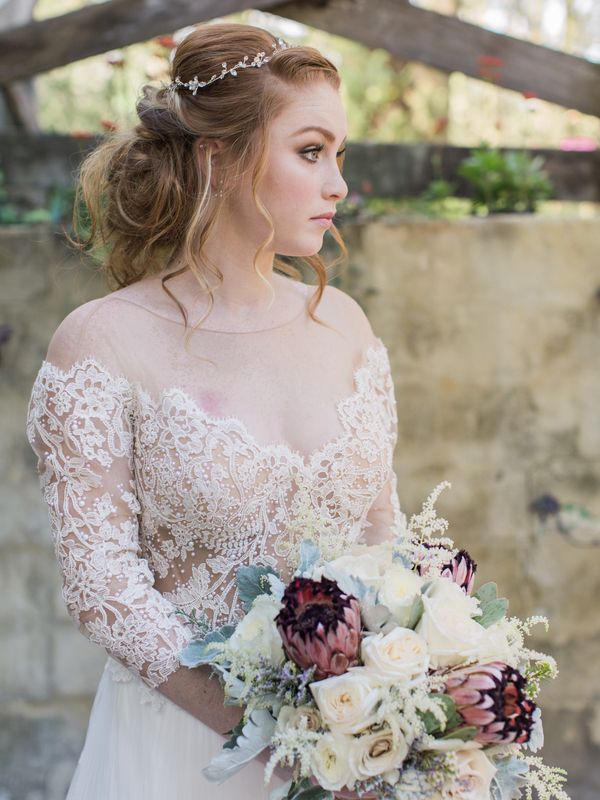  Irish Garden Greenery with Lovely Lavender + Ivory