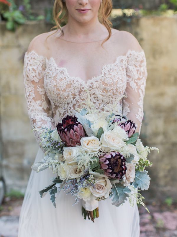  Irish Garden Greenery with Lovely Lavender + Ivory