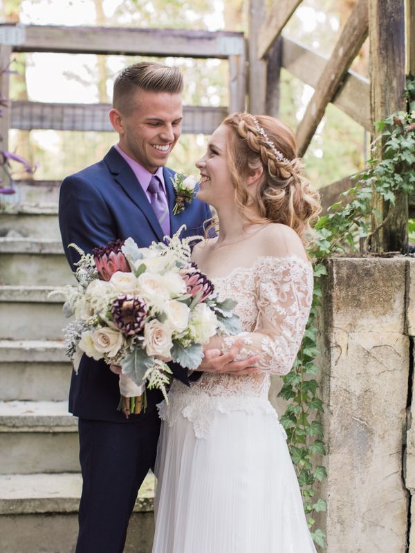  Irish Garden Greenery with Lovely Lavender + Ivory