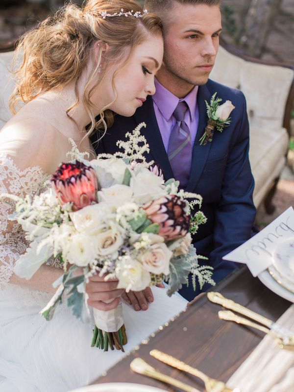  Irish Garden Greenery with Lovely Lavender + Ivory