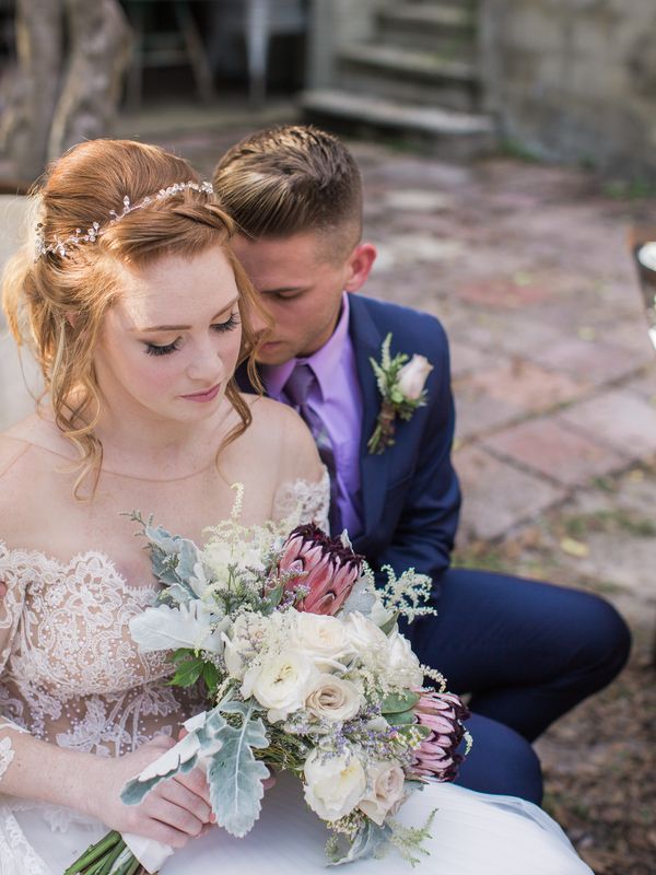  Irish Garden Greenery with Lovely Lavender + Ivory