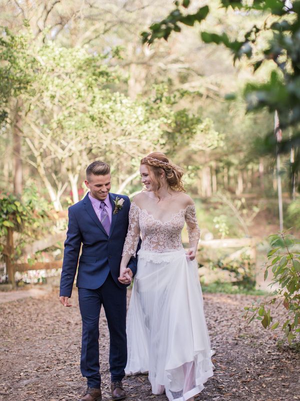  Irish Garden Greenery with Lovely Lavender + Ivory