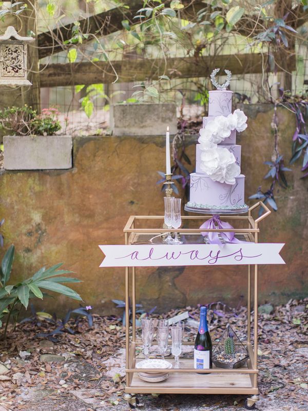  Irish Garden Greenery with Lovely Lavender + Ivory