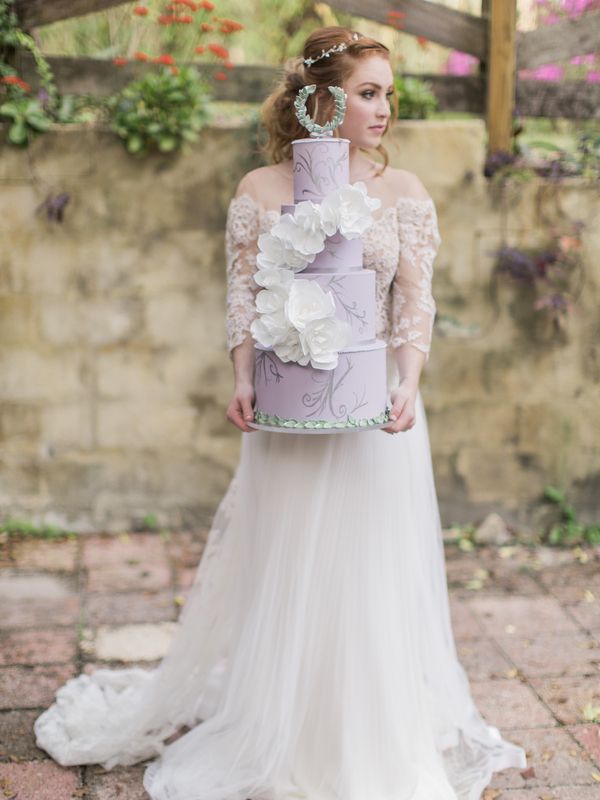  Irish Garden Greenery with Lovely Lavender + Ivory