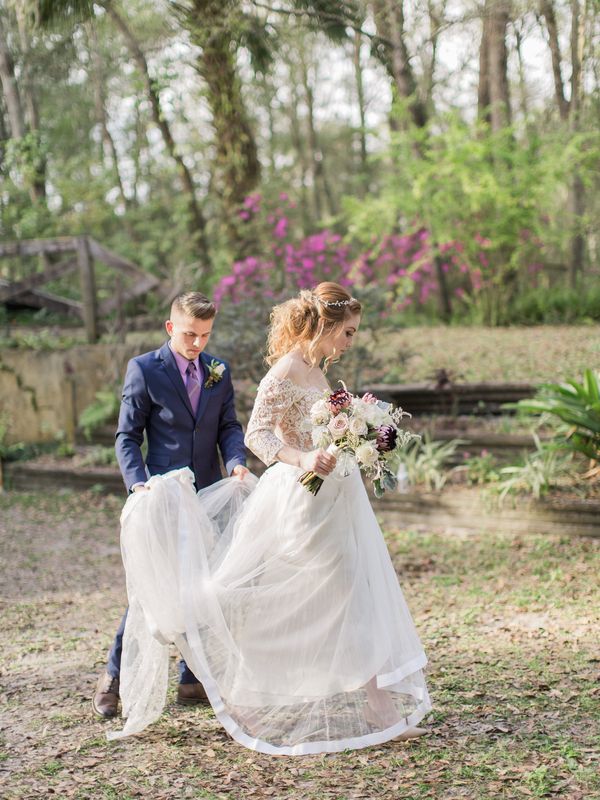  Irish Garden Greenery with Lovely Lavender + Ivory