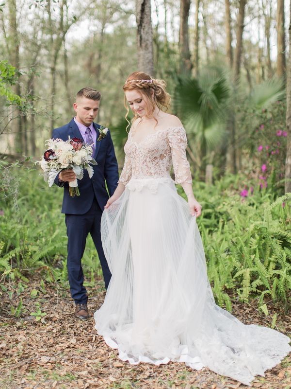  Irish Garden Greenery with Lovely Lavender + Ivory