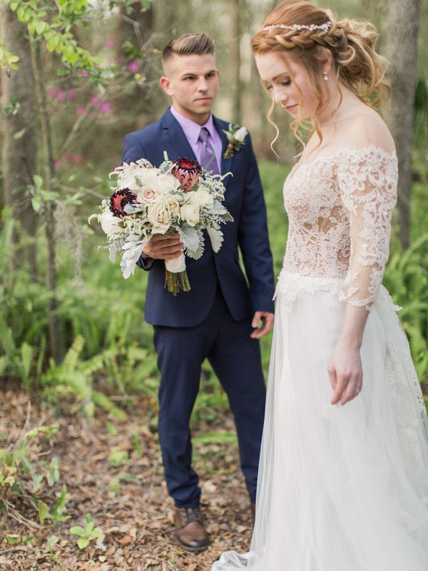  Irish Garden Greenery with Lovely Lavender + Ivory