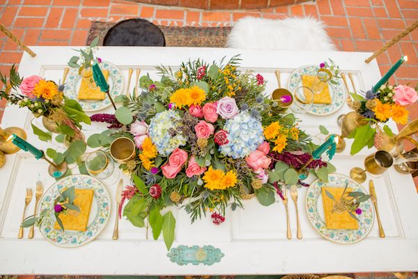  A Colorful Moroccan Inspired Wedding in La Jolla California