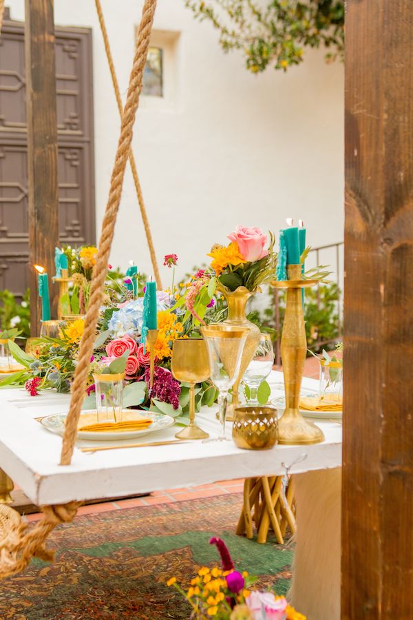  A Colorful Moroccan Inspired Wedding in La Jolla California