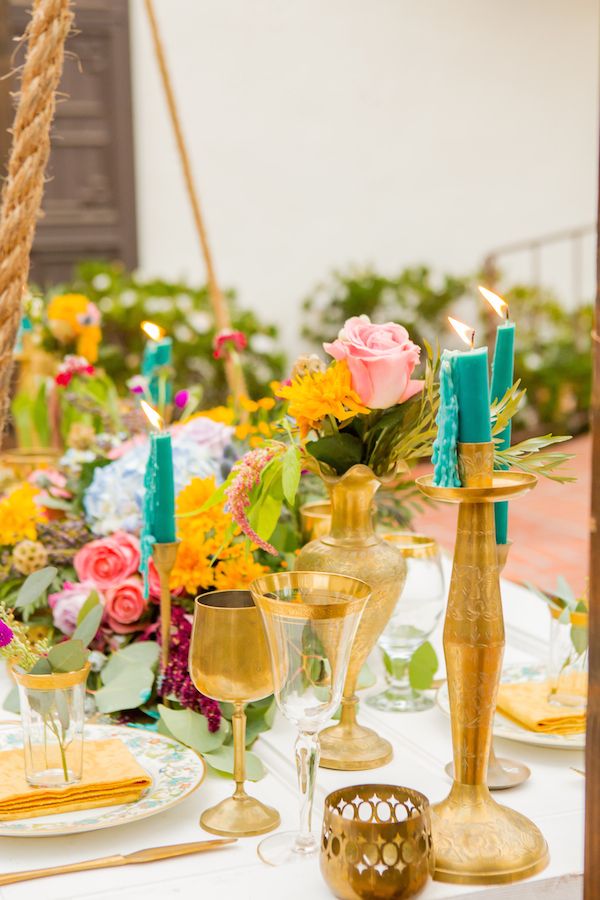  A Colorful Moroccan Inspired Wedding in La Jolla California