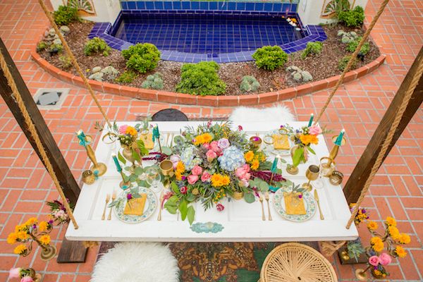  A Colorful Moroccan Inspired Wedding in La Jolla California