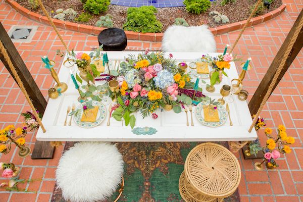  A Colorful Moroccan Inspired Wedding in La Jolla California