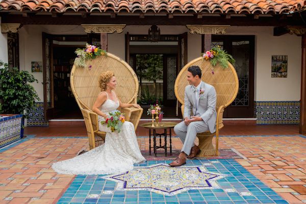  A Colorful Moroccan Inspired Wedding in La Jolla California