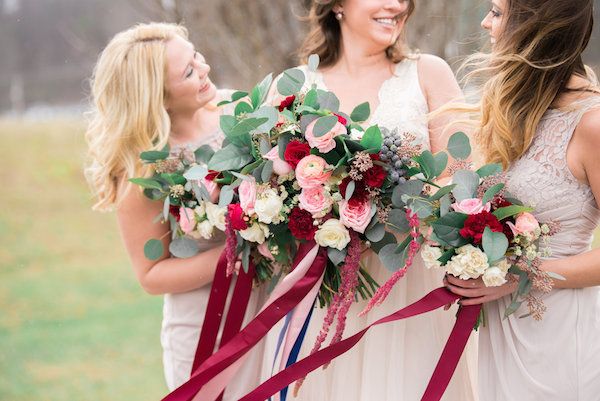  A Ruby Red Barn Winter Wedding Shoot