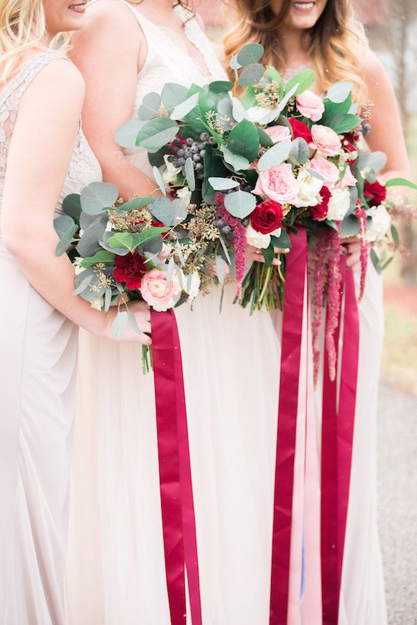  A Ruby Red Barn Winter Wedding Shoot