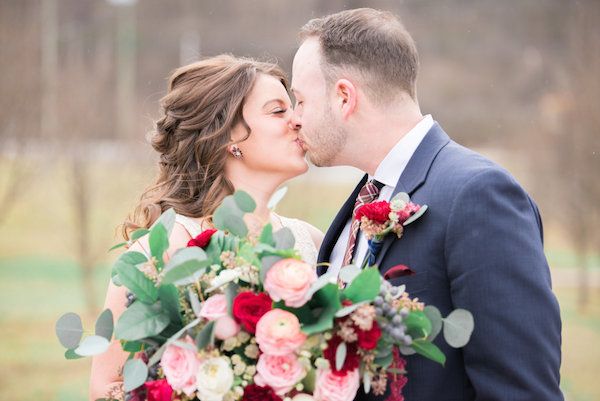  A Ruby Red Barn Winter Wedding Shoot