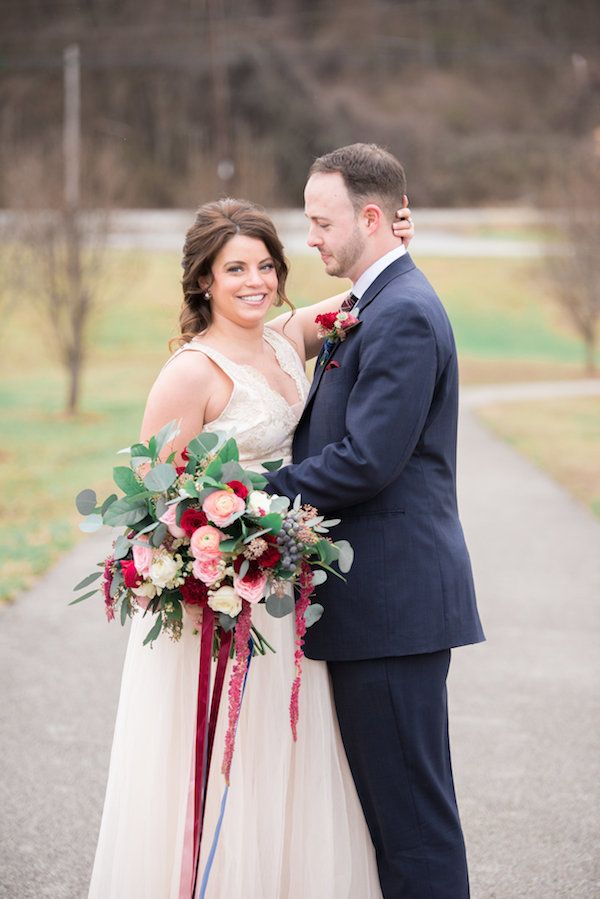  A Ruby Red Barn Winter Wedding Shoot