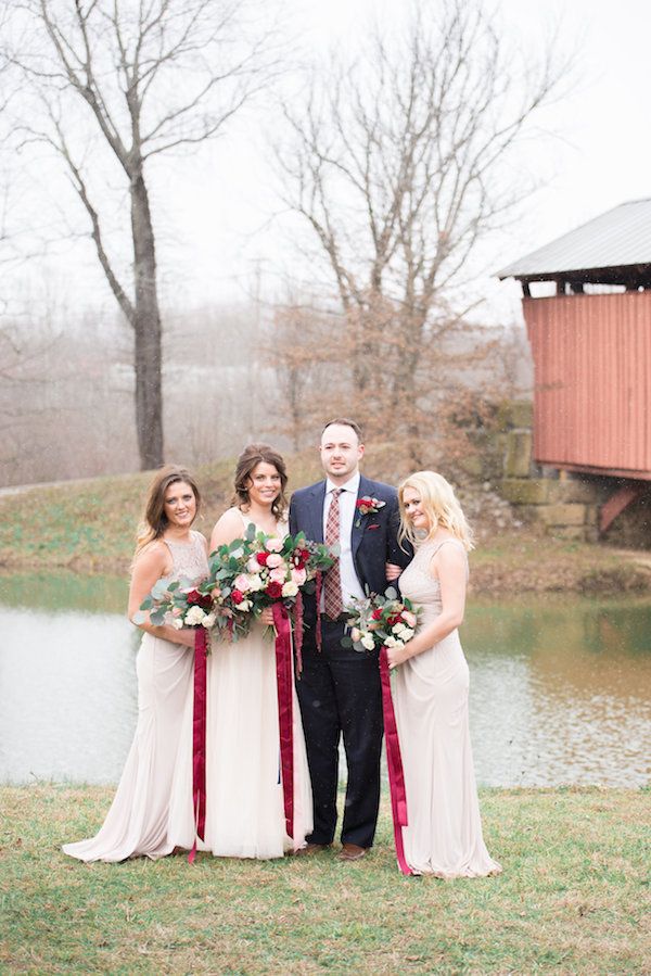  A Ruby Red Barn Winter Wedding Shoot