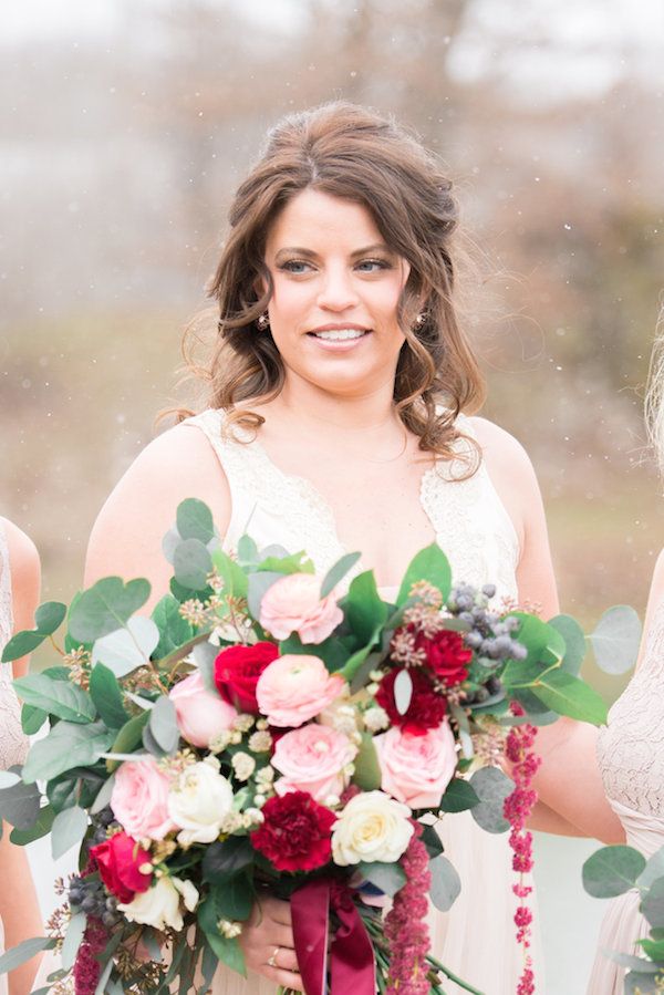  A Ruby Red Barn Winter Wedding Shoot