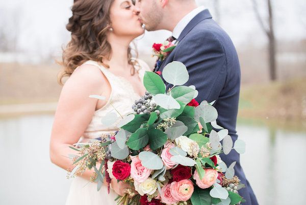  A Ruby Red Barn Winter Wedding Shoot