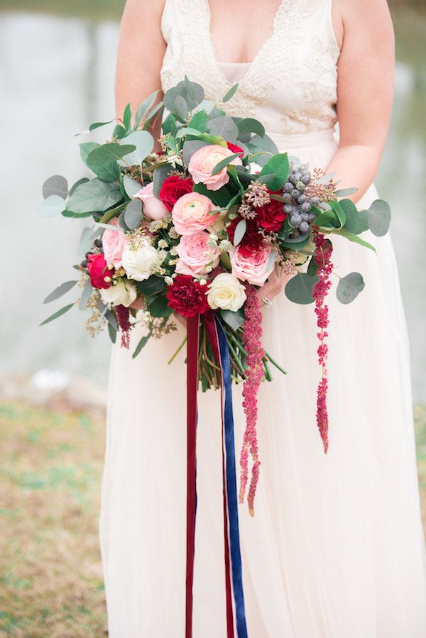  A Ruby Red Barn Winter Wedding Shoot