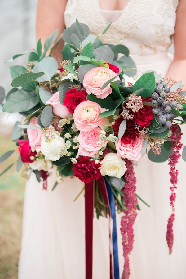  A Ruby Red Barn Winter Wedding Shoot