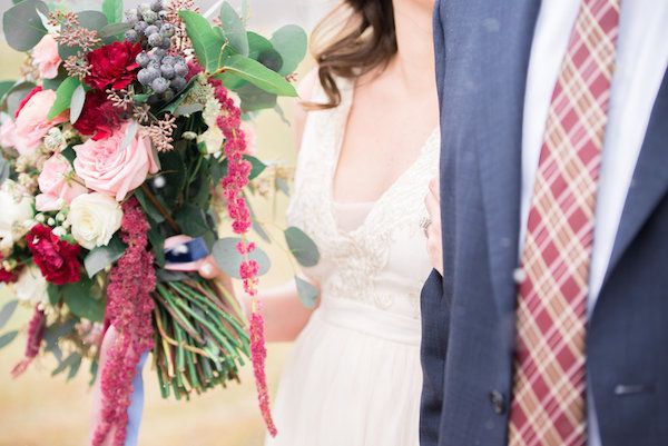  A Ruby Red Barn Winter Wedding Shoot