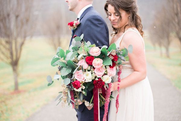  A Ruby Red Barn Winter Wedding Shoot