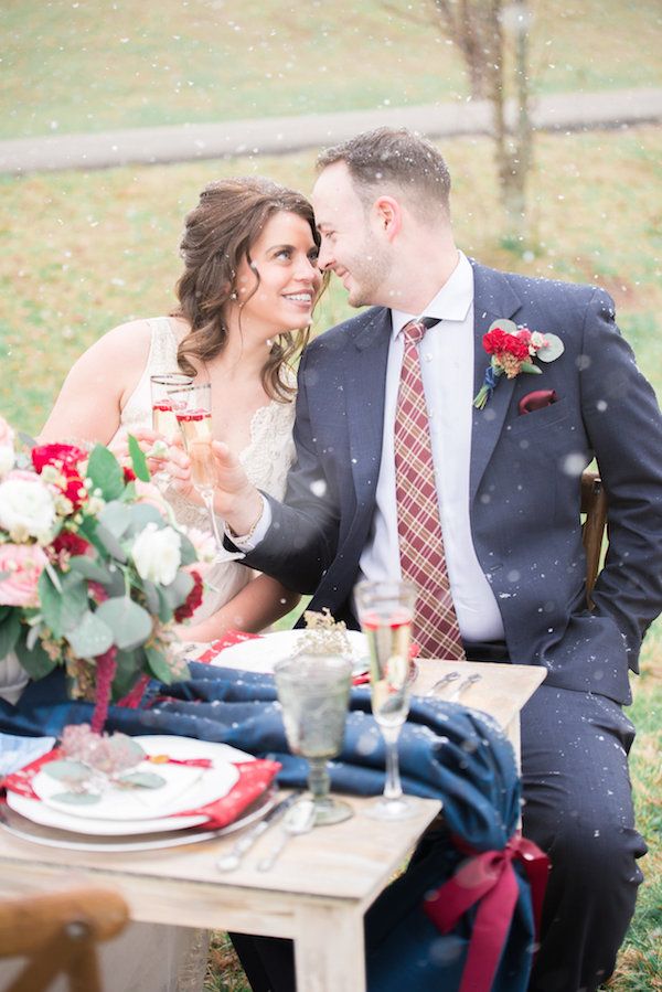  A Ruby Red Barn Winter Wedding Shoot