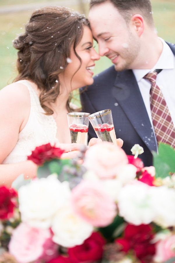  A Ruby Red Barn Winter Wedding Shoot