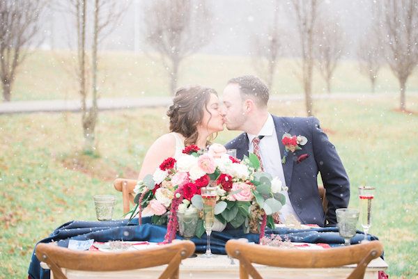  A Ruby Red Barn Winter Wedding Shoot